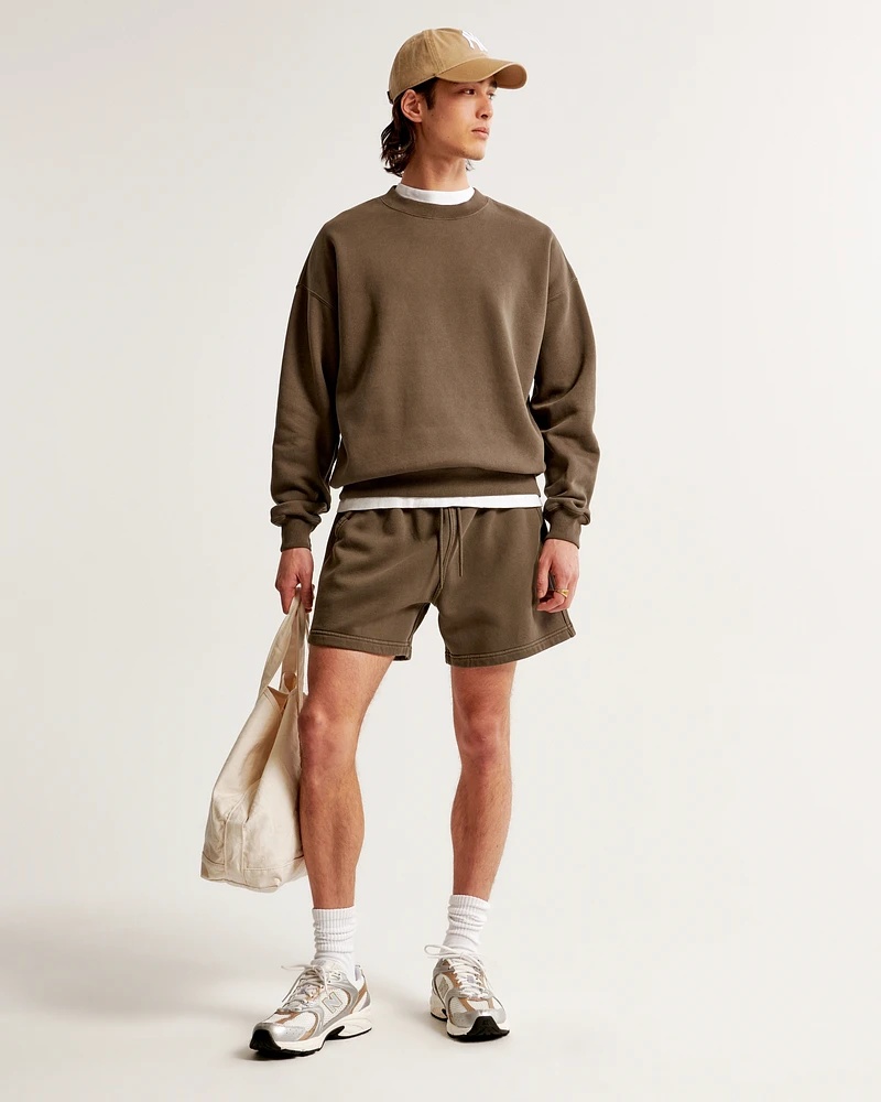 Thrift-Inspired Fleece Short