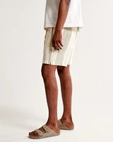 Linen-Blend Pull-On Short