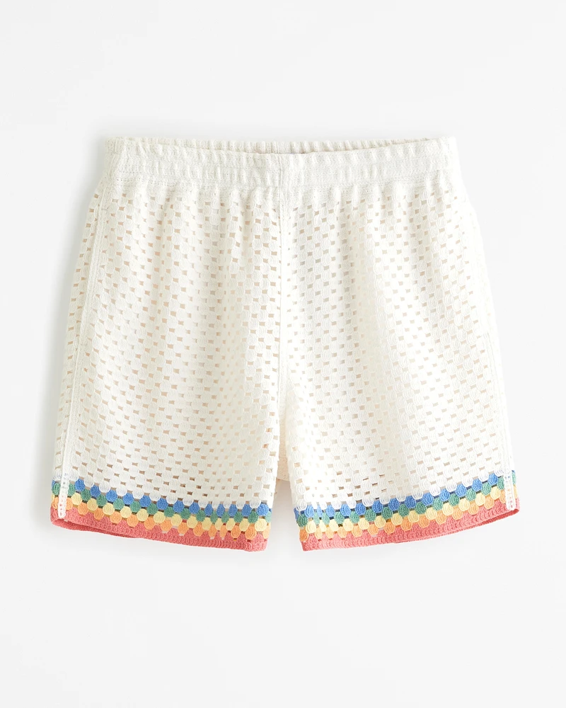 Pride Crochet-Style Pull-On Short