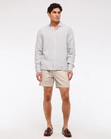 Slub Pull-On Short