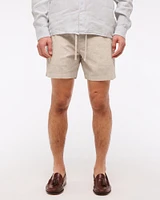 Slub Pull-On Short