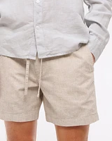 Slub Pull-On Short