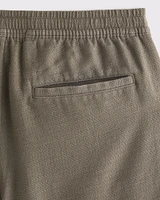 Textured Pull-On Short
