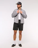 Athletic Loose Denim Short