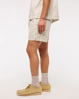 Linen-Blend Pull-On Short
