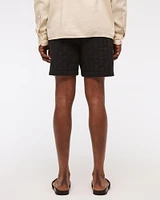 Linen-Blend Pull-On Short