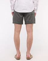 Cotton-Tencel Pull-On Short