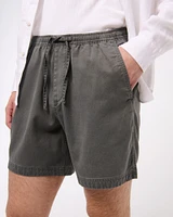Cotton-Tencel Pull-On Short
