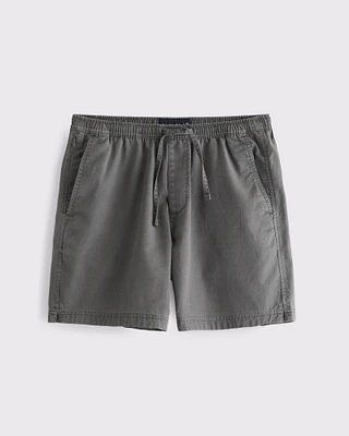 Cotton-Tencel Pull-On Short