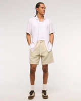 Cotton Texture Pull-On Short