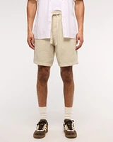 Cotton Texture Pull-On Short