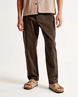 Fixed Waist Herringbone Pant