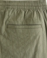 Linen-Blend Pull-On Pant