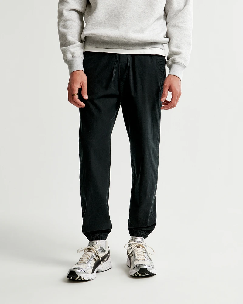 Linen-Blend Jogger