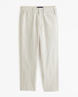 Loose Linen-Blend Permacrease Trouser