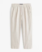 Linen-Blend Pull-On Pant