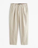 The A&F Collins Tailored Linen-Blend Pleated Suit Pant