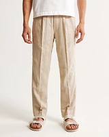 Linen-Blend Pull-On Pant