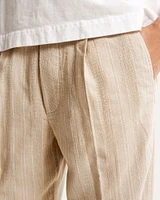 Linen-Blend Pull-On Pant