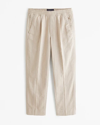 Linen-Blend Pull-On Pant