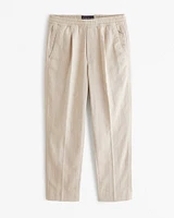 Linen-Blend Pull-On Pant