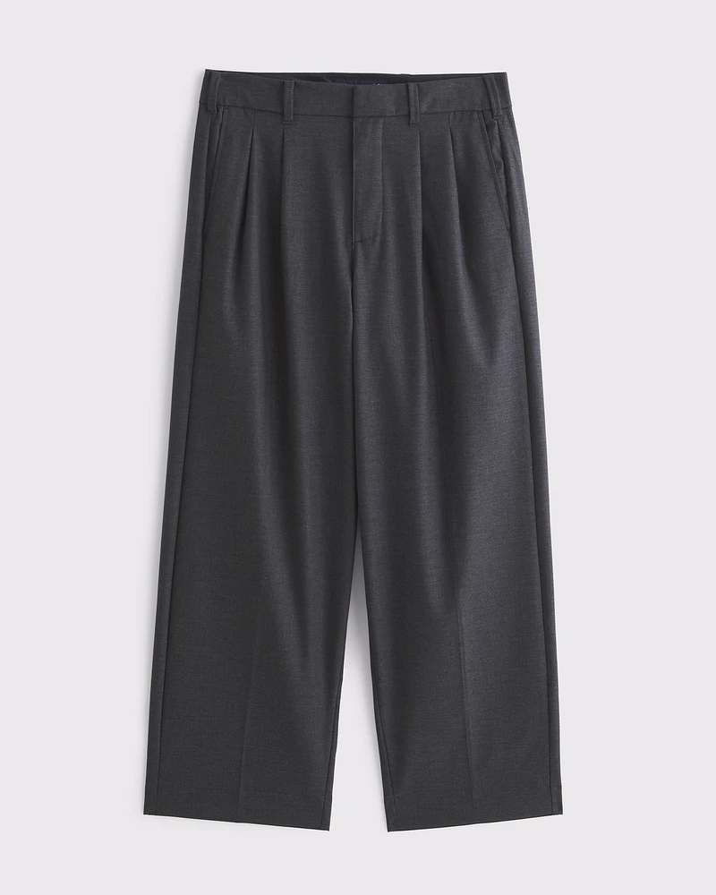 Pleated Baggy Trouser