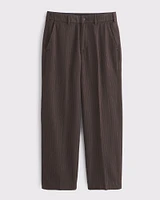 Baggy Tailored Linen-Blend Trouser