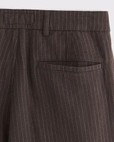 Baggy Tailored Linen-Blend Trouser