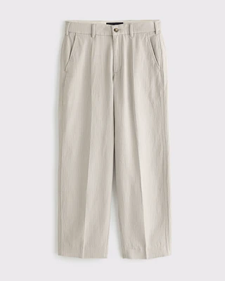 Brushed Woven Baggy Trouser