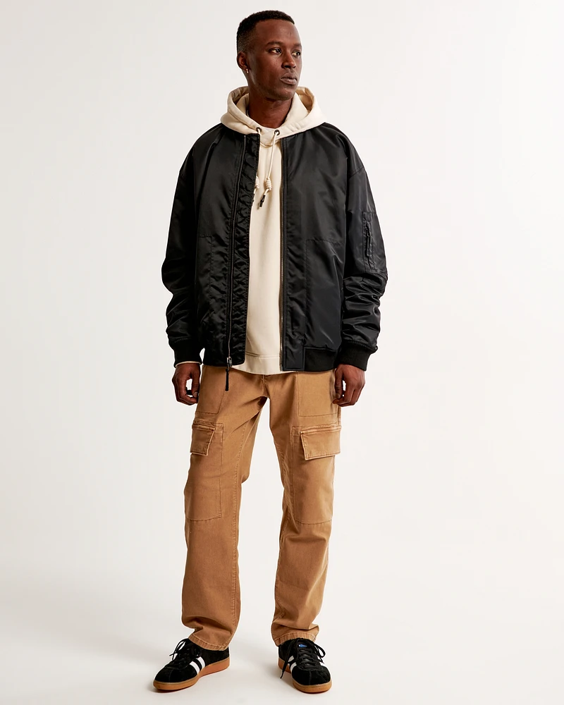 Nylon Bomber Jacket