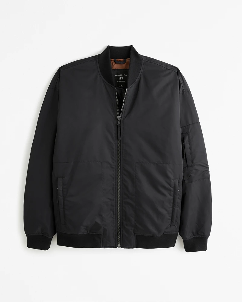 Nylon Bomber Jacket