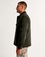 Elevated Wool-Blend Shirt Jacket