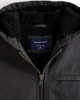 Hooded Workwear Bomber Jacket