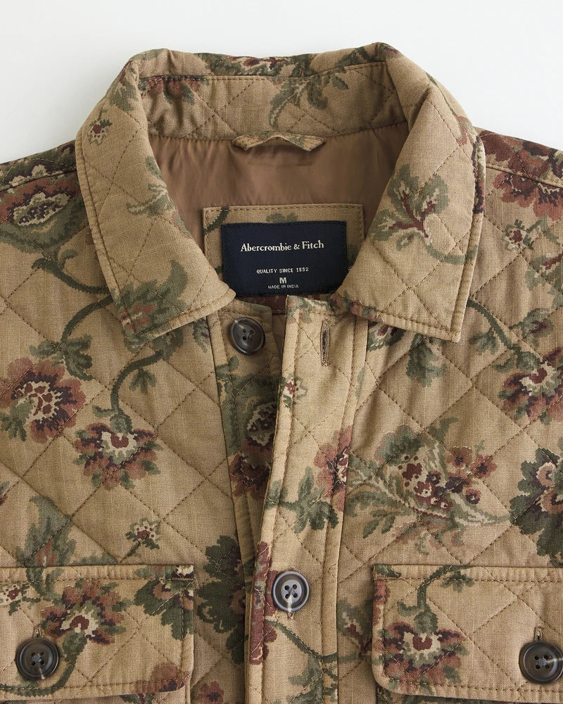 Quilted Shirt Jacket