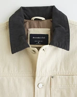 Lightweight Cropped Workwear Jacket