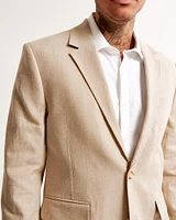 The A&F Collins Tailored Classic Linen-Blend Blazer