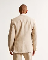 The A&F Collins Tailored Classic Linen-Blend Blazer