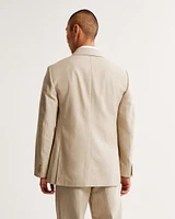 The A&F Collins Tailored Double-Breasted Linen-Blend Blazer