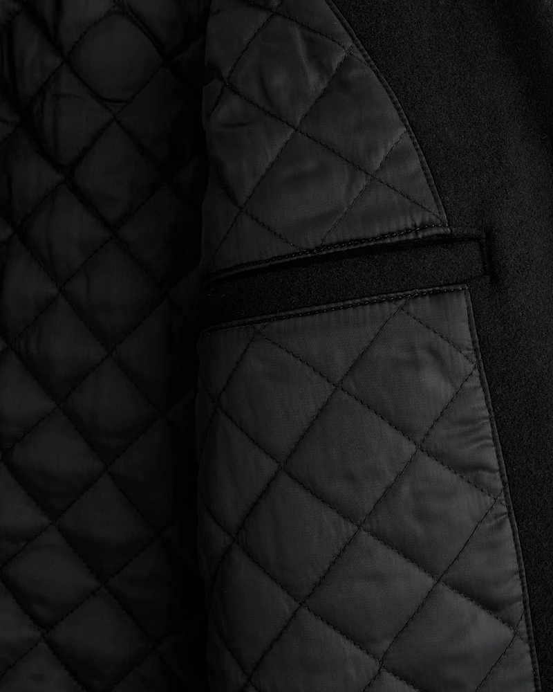 Cropped Dressy Trucker Jacket