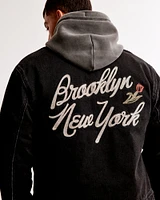 Cropped Zip Workwear Jacket