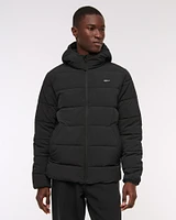 Lightweight Hooded Puffer Jacket