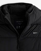 Lightweight Hooded Puffer Jacket