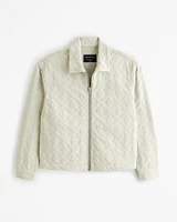 Lightweight Zip Trucker Jacket