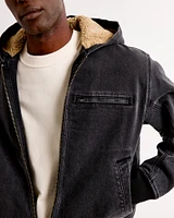 Hooded Workwear Bomber Jacket