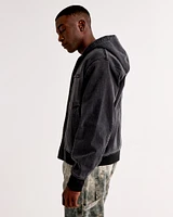 Hooded Workwear Bomber Jacket