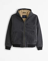 Hooded Workwear Bomber Jacket