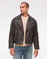 Vegan Leather Biker Jacket