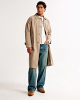 Lightweight Long-Length Mac Coat