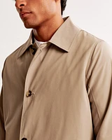 Lightweight Long-Length Mac Coat