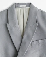 The A&F Collins Tailored Double-Breasted Blazer